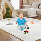 8x10 Soft Shag Area Rug for Living Room and Bedroom Decor, Non-Slip Indoor - Image 3