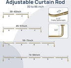 ENJOYBASICS Blackout Curtain rod - Image 5