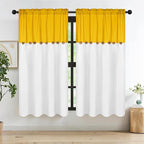 FRAMICS Farmhouse Cotton Linen Curtains by FRAMICS