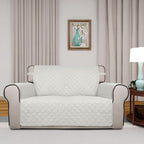 PureFit Reversible Quilted Sofa Cover, Water Resistant Slipcover Furniture - Image 2