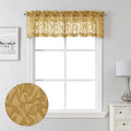 Lecloud Leia Dark Gold Sheer Valance by Lecloud