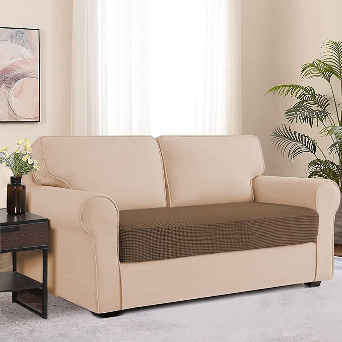 Water Resistant Couch Cushion Cover Stretch Sofa Seat Slipcover - Image 2