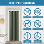 H.VERSAILTEX Doorway Curtain Blackout Closet Door Curtain Room Divider Window - Image 4