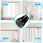 AIZESI Spring Tension Rods Adjustable Tension Curtain Rod Small Tension Rod No - Image 5