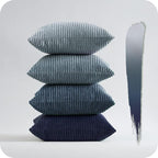 Topfinel Decorative Throw Pillow Covers Dusty Blue Navy Series 18x18 Inch Set - Image 9