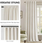 MIULEE Velvet Curtains 96 inches - Image 2
