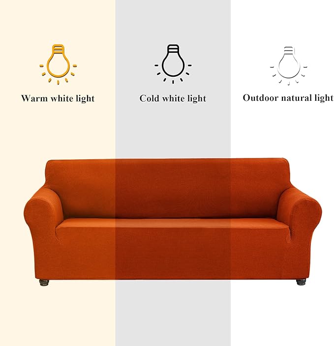Joccun Stretch Loveseat Couch Cover, 1-Piece Sofa Cover - Image 3