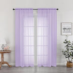 OWENIE Sheer Curtains 78 inches Long by OWENIE