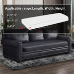 Leather Look Couch Cushion Covers Sofa Seat Slipcovers Sets Couches Furniture - Image 3