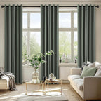 MIULEE Dark Mallard Blackout Curtains - Image 6