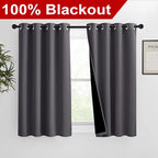 NICETOWN 100% Blackout Blinds, Laundry Room Decor Window Treatment Curtains - Image 2