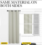 NICETOWN Thermal Insulated Grommet Room Darkening Curtains/Draperies/Panels - Image 5