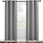 NICETOWN Thermal Insulated Grommet Blackout Curtains, 2 Panels, W42 x L78 -Inch - Image 2