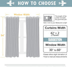 ChrisDowa 100% Blackout Curtains 54 inch Long - Image 6