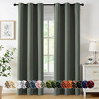 MIULEE Dark Mallard Blackout Curtains by MIULEE