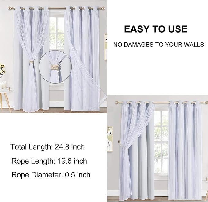 Curtain Tiebacks Ropes - Image 4