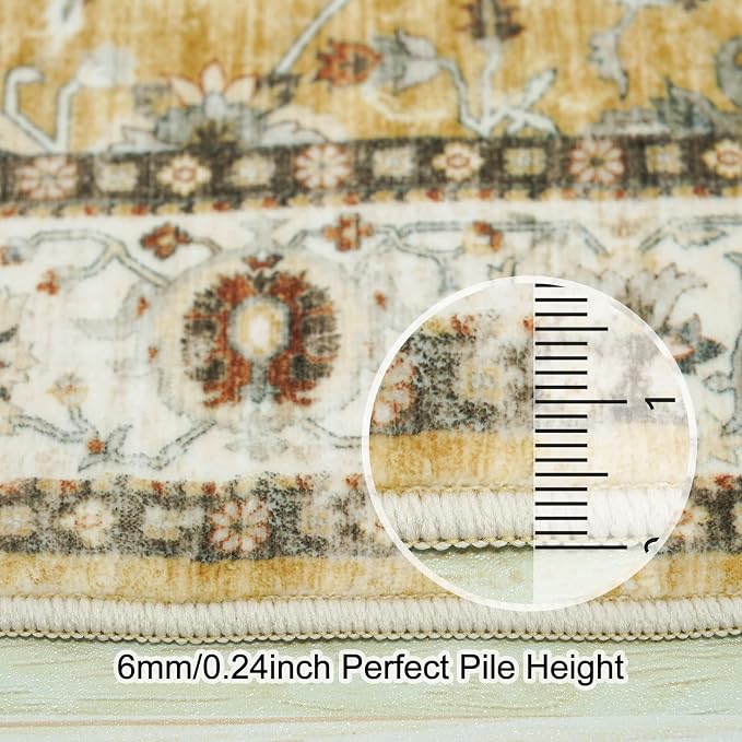 Washable Hallway Runner Rug 2x3 - Image 5