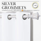 NICETOWN White Curtains for Sliding Door - Image 3