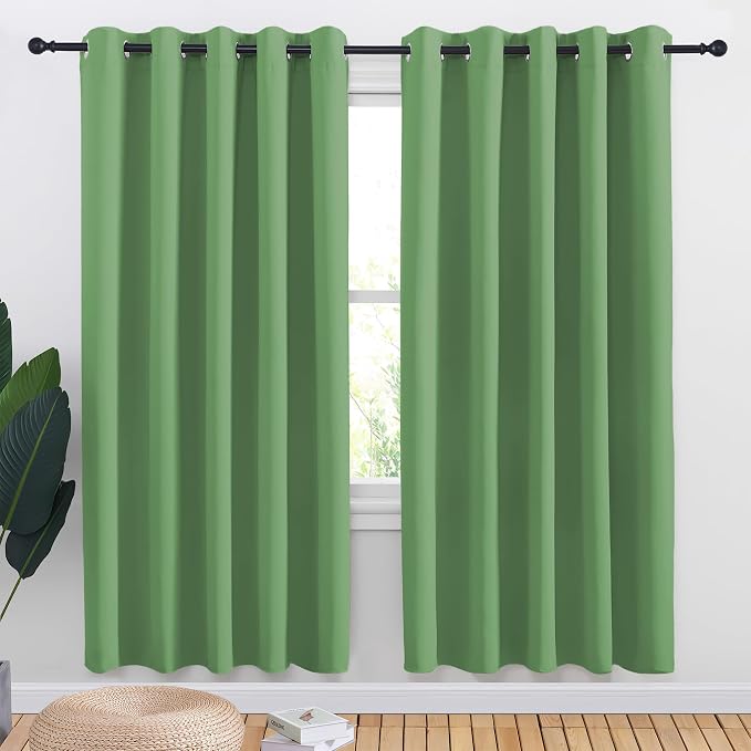 NICETOWN Bedroom Curtains Blackout Drapery Panels, 2 Panels, 70 x 72 inches by NICETOWN