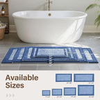 Bathroom Rugs 24x17 Non Slip Washable, Soft Absorbent Quick Dry Mats - Image 6