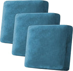 H.VERSAILTEX Velvet Stretch Couch Cushion Cover Plush Cushion Slipcover by HVERSAILTEX