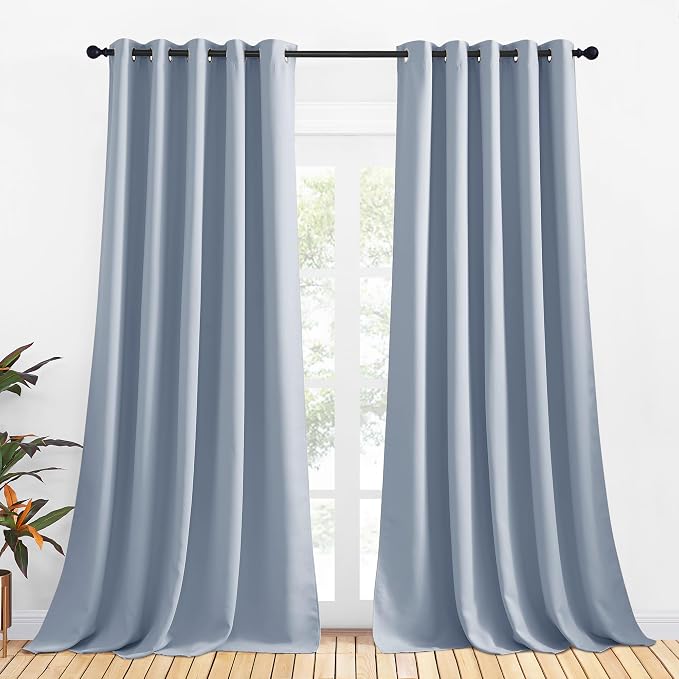 NICETOWN Bedroom Curtains Blackout Drapery Panels, 2 Panels, 70 x 108 inches by NICETOWN