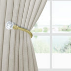 Hion Curtain Holdbacks Gold 2pcs, Curtain Tiebacks Wall Mounted Curtain Hooks - Image 7