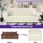 ZNSAYOTX Super Stretch Couch Cover, New Striped Sofa Covers Fitted Slipcovers - Image 2