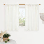 LAMIT Natural Ivory Linen Curtains by LAMIT