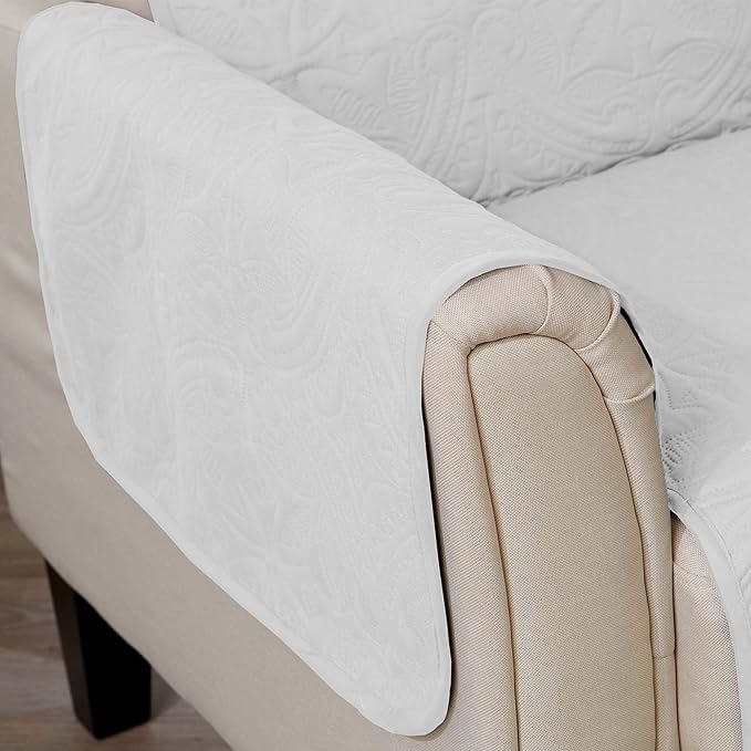 Great Bay Home Reversible Loveseat Cover - Image 4