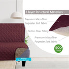 U-NICE HOME Futon Sofa Covers Reversible Sofa Slipcover Armless Cover Furniture - Image 3