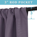 RYB HOME 54 inch Blackout Curtains - Image 2