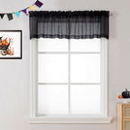 OVZME 2 Panels Black Valance by OVZME