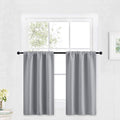 RYB HOME Kitchen Blackout Curtains Over Sink 36 inch Length, Rod Pocket Summer by RYBHOME