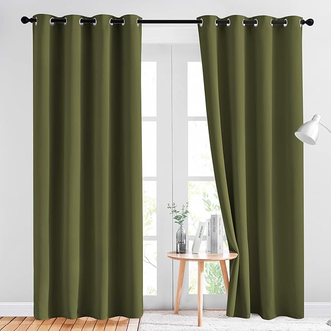NICETOWN 84 inches Bedroom Curtains Panels by NICETOWN
