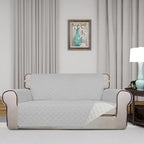 PureFit Reversible Quilted Sofa Cover, Water Resistant Slipcover Furniture - Image 2