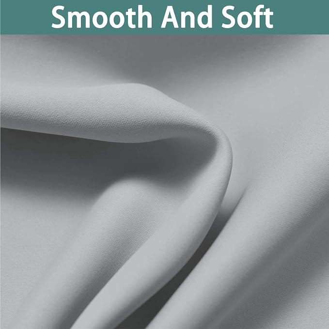 Yakamok Total Blackout Curtains, 2 Thick Layers Completely Blackout Thermal - Image 7