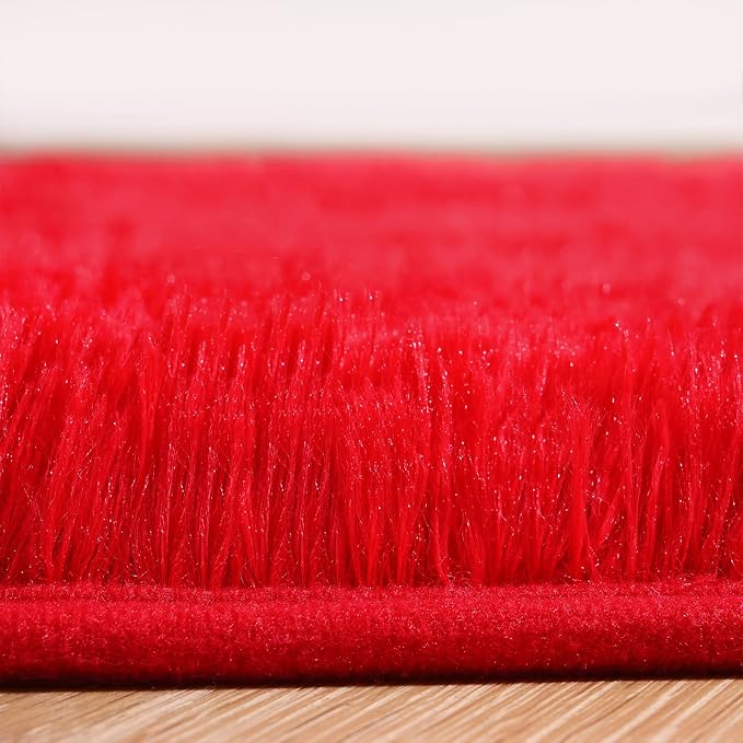 Amearea Shag Fluffy Area Rug for Bedroom Girls Living Room, Extra Soft and - Image 9