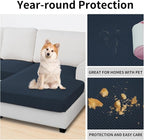 Easy-Going Stretch 3 Pieces Couch Cushion Covers - Image 3
