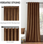 MIULEE Velvet Curtains 90 inches - Image 2