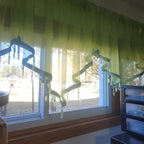 Molaxhome Swag Curtain 51 inch Length Rod Pocket Scalloped Curtain Valance - Image 6
