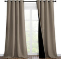NICETOWN Full Shading Curtains 90 inches Long 2 Panels Set by NICETOWN