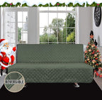 Easy-Going Futon Sofa Slipcover Reversible Sofa Cover Armless Cover Furniture - Image 2