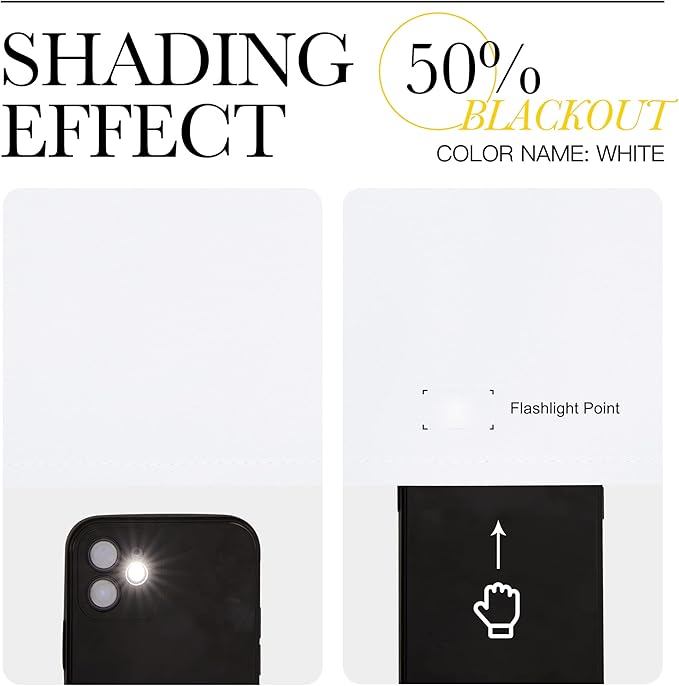 NICETOWN 50% Light Blocking Curtain Panels - Image 5