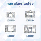 Area Rugs 6x9 for Living Room: Washable Rug Modern Abstract Neutral Soft - Image 8