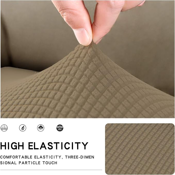 Easy-Going Stretch Loveseat Cushion Cover Sofa Cushion Furniture Protector Sofa - Image 3