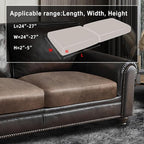 Leather Look Couch Cushion Covers Sofa Seat Slipcovers Sets Couches Furniture - Image 3