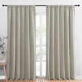 NICETOWN 2 Panels Blackout Curtains, Rod Pocket Thermal Insulated Drapess by NICETOWN