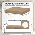 8Pcs Stretch Patio Cushion Covers, Outdoor Couch Covers Replacement, Outdoor - Image 2