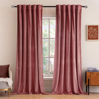 MIULEE Velvet Curtains 90 inches 2 Panels by MIULEE